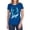 Royal, variant on Flash Zoom Women's T Shirt, Charcoal, Small