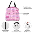 thumbnail image 3 of KLL Best Mom ever Print Insulated Lunch Bag Women, Reusable Cute Tote Lunch Box for Adult & Men, Leakproof Cooler Lunch Bags for Work Office Travel Picnic, 3 of 5