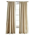 thumbnail image 2 of Martha Stewart Lido, 50"W x 84"L Backtab Blackout, Linen, Indoor Curtain, Set of 2, Linen, Cotton, Adult, 2 of 16