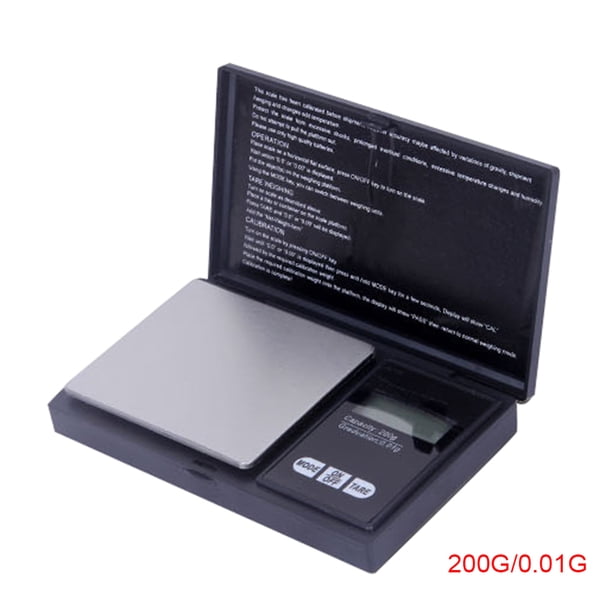 Mini bolsillo electrónico polvo para hornear harina escala joyería tuercas tornillos engranajes escala gramo peso Scienceny JJ20147-02B