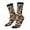 2 Black-1, variant on Easter Eggs2 Pattern Sport Socks for Women and Men Crew Socks Sporty Calf Socks Casual Socks
