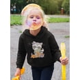 thumbnail image 2 of Cute Baby Racoon Halloween Hoodie Toddler -Image by Shutterstock,  2 Toddler, 2 of 4