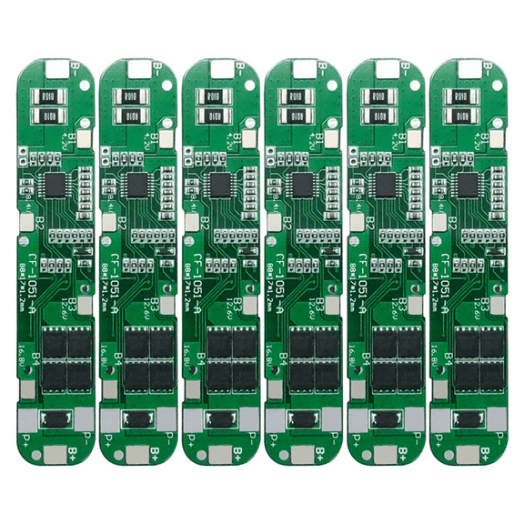 6X 5S 18.5V 12A 18650 Li-Ion Lithium Protection Board Battery Charge Board Short Circuit Protection