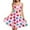 Colorful Hearts, variant on Red Hearts Tank Dresses for Women Plus Size M Fashion Holiday Party Dress Elastic Comfortable High Waistline Skater Dress, Valentine's Day