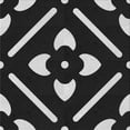 thumbnail image 1 of Ahgly Company Machine Washable Indoor Square Transitional Night Black Area Rugs, 5' Square, 1 of 7