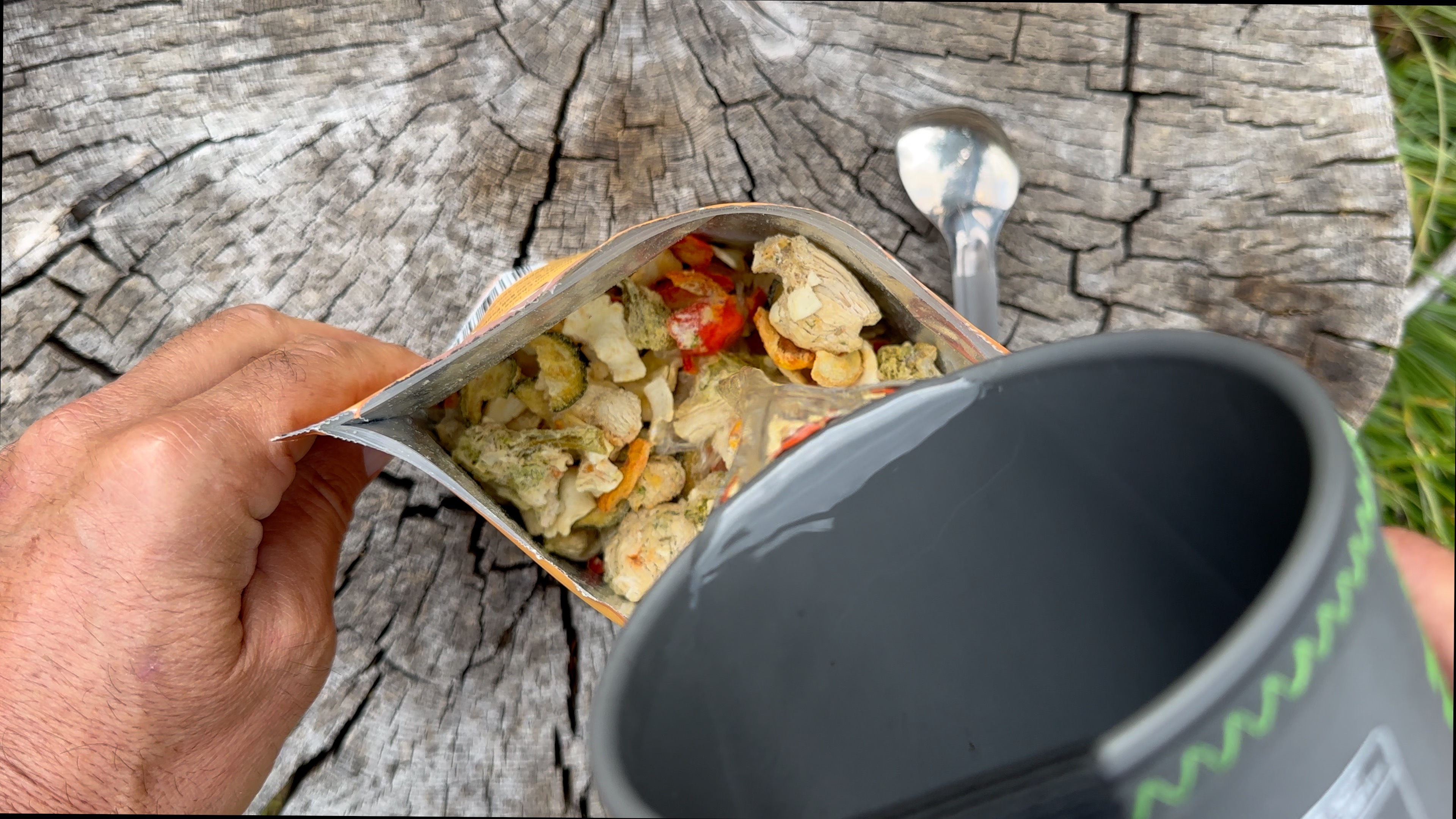 Foundation Outdoors Chicken Pasta Primavera, Freeze Dried Backpacking & Camping Food, Emergency Food, High Protein Meal