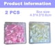 thumbnail image 3 of 2 cajas de accesorios de uñas de concha ultrafina de Color Phantom irregulares rompibles, manicura diy, 3 of 6