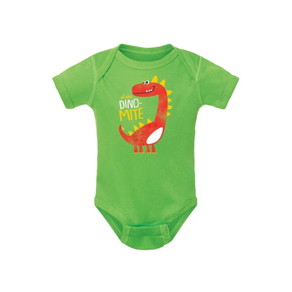 Collections Etc Cute Dino-Mite Cotton Baby Onesie