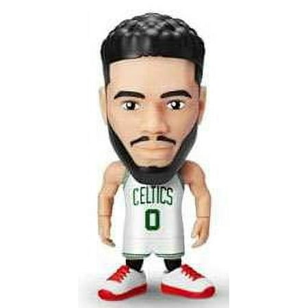 5 Surprise NBA Ballers Series 1 Jayson Tatum Figure (White Home Jersey, Comes with Court Base, Sticker, Card & Ball) (No Packaging)