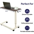 thumbnail image 6 of Medacure Adjustable Overbed Table with Wheels - 50 Lb Weight Capacity, 6 of 7