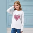 thumbnail image 3 of RXMEKW Chandail à Col Rond Imprimé pour Filles et Garçons à Manches Courtes pour Tenue Décontractée de Printemps et d'Été, 3 of 6
