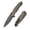 Brownish Gray, variant on CIVIVI Kitefin Button Lock Black Aluminum & 14C28N Stainless Steel Pocket Knife C24091-1
