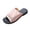 Pink, variant on Women's Perforated Open Toe Flat Mule Slides Breathable Casual Walking Sandals for Urban Daily Commute Brown 7