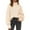 Beige, variant on PRETTYGARDEN Fall Oversized Sweaters for Women Chunky Knit Long Sleeve Turtle Neck Pullover Tops Cozy Winter Clothing