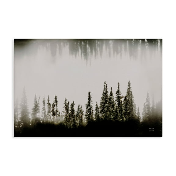 Stupell Industries Waterwood Tree Composition Landscape & Nature Painting Wrapped Canvas Art Print Wall Art, 24 x 16