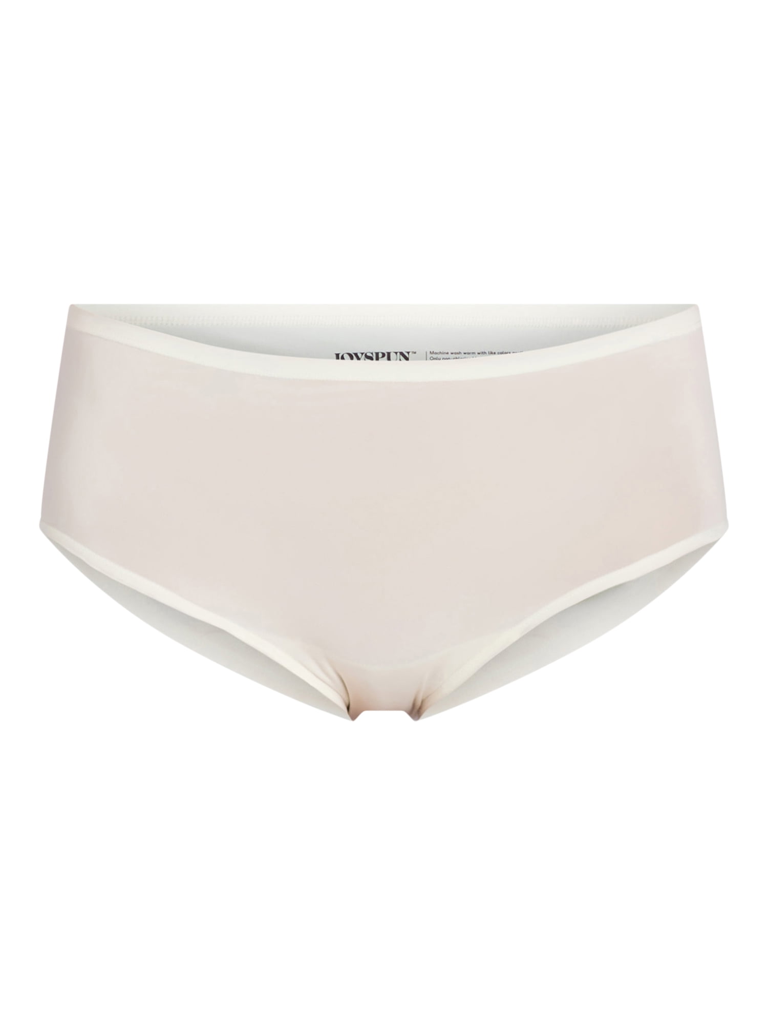 Joyspun Women's Microfiber Modern Brief Panties, 6-Pack, Sizes XS-3XL
