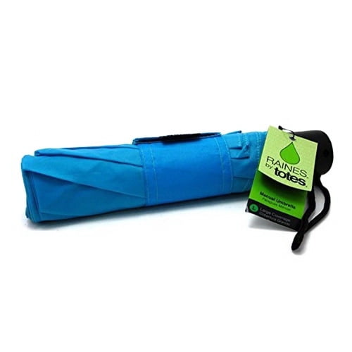 Raines by Totes Umbrella Manual Fold Umbrella, Assorted Colors, 1 Ea, 3