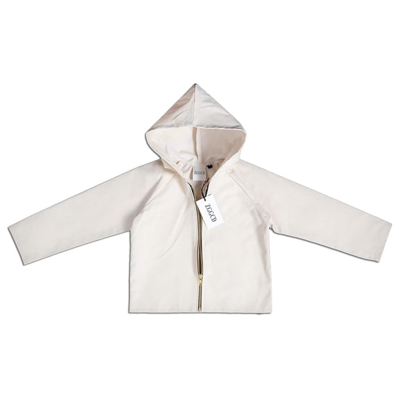 ZGGCD Clothing for children, treated with fire and heat retardants, namely, jackets,Youth Hooded Jacket (Treated with Fire & Heat Retardant)