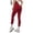 Red, variant on Leggings for Women Quick Drying Performance Fitness Pants High Waisted Peach Yoga Tights for Athletic Running and Gym