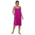 thumbnail image 2 of Aria Women's 100% Cotton Sleeveless 40" Nightgown, Sizes XS-5X, 2 of 6