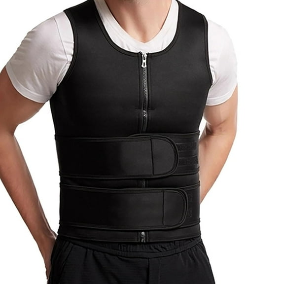 Posture Corrector Back Brace - Adjustable Waist Trainer Shoulder Support Belt for Men & Women (Black, X-Large)