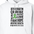 thumbnail image 3 of Inktastic Mental Health Awareness Strength Support Love Adult Hoodie Sweatshirt, 3 of 4