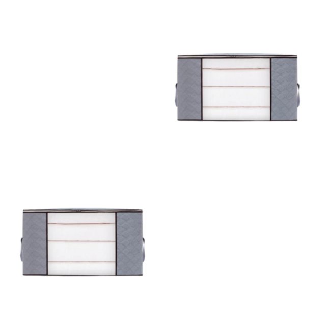 Baohd Well-Organized Clothes Storage Bag For Well Organized Multifunctional Easy grey L 2Set