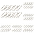 thumbnail image 1 of 50 Pcs Porte-Trombones en Métal, Trombones Multicolores en Acier Inoxydable pour Bureau, Table et Journal, 1 of 5