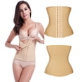 thumbnail image 1 of Kiwi-Rata Women Shapewear Waist Trainer Ultra Firm Control Slip Seamless Waist Cincher Plus Size Hook up, 1 of 4