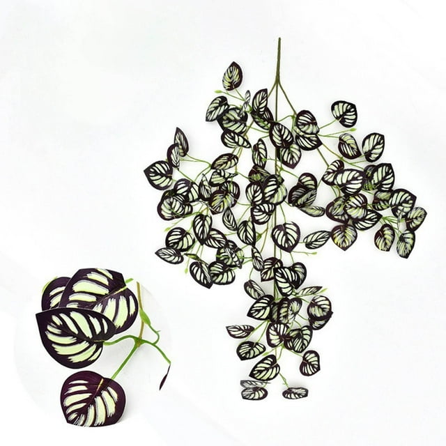 Fiudx Vegetación Artificial, Planta Colgante de Pared Realista, Flora Decorativa Tridimensional, Decoración Versátil para Interiores, Pasillos de Apartamentos, Atractivo Estético Único.
