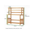 thumbnail image 5 of Organizador Xtellar De Cubiertos Y Especias De Cocina 3 Niveles color marron, 5 of 5