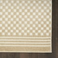 thumbnail image 4 of Nourison Casual 5'3" x 7' Taupe Modern Indoor Rug, 4 of 7