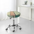 thumbnail image 7 of Goofa Hardwood Printed Stool Covers Round, Waterproof Round Bar Stool Covers Anti-Slip Round Bar Stool Seat Cover with Elastic Bands Durable -12 inch, 7 of 7