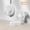 White, variant on 2025 new foldable mist fan with 110° adjustable angle, USB rechargeable humidifying cooling fan, assorted colors plus free lanyard. Perfect for indoor & outdoor use, ideal summer gift for mom.