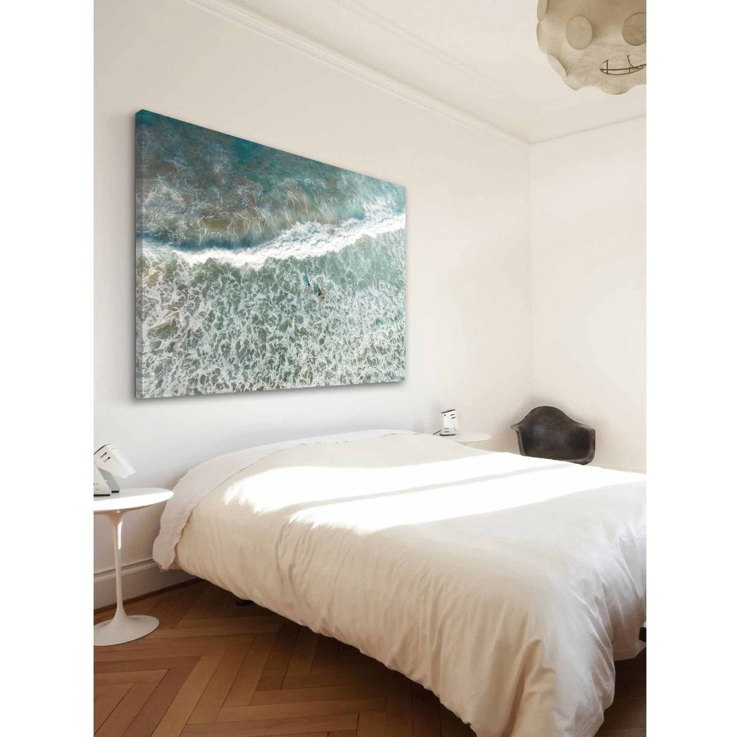 Marmont Hill "Crashing Tide" by Karolis Janulis Painting Print on Wrapped Canvas