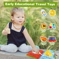 thumbnail image 6 of DISEN Quiet Book for Kid, Interactive Busy Book Montessori Toys Soft Fabric Book Kid Travel Toy, 10 Pages Preschool Learning Activities for Kid Boys & Girls, 6 of 6