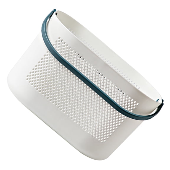 Baluue Plastic Storage Basket with Handles for Shower, Pantry, and Home Organization