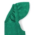 thumbnail image 2 of The Children's Place Baby & Toddler Girls Sleeveless Eyelet Bow Back Dress, Sizes 6M-5T, 2 of 4