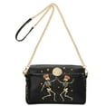 thumbnail image 2 of FORMRS Women Crossbody Purse with Chain Strap Vegan Leather Shoulder Handbag, Black Halloween Dancing, 2 of 7