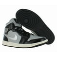 thumbnail image 4 of Women's Jordan 1 Mid SE Black/Metallic Silver (FB9892 002) - 6, 4 of 4