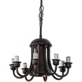 thumbnail image 2 of Meyda Tiffany 14719 Mahogany Bronze 8 Light 8-1/2" Wide Chandelier, 2 of 7