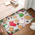 thumbnail image 5 of Daiia Christmas Gingerbread Cookies Front Door Mat, Heavy Duty Durable Welcome Mat for Outdoor Indoor, Dirt Trapper Waterproof Super Absorbent Door Mat, 16" x 24", 5 of 9