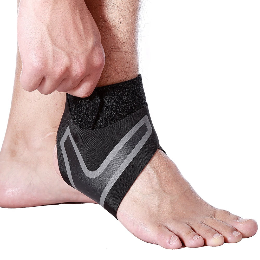 Ankle Brace Support Adjustable Sports Fitness Ankle Stabilizer Compression Ankle Protective Wrap