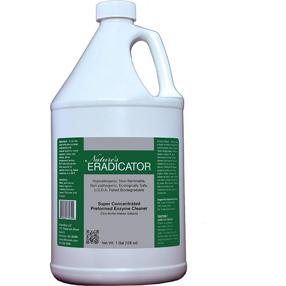 Nature's ERADICATOR Multi-Purpose Enzyme Cleaner for Home and Industry, Concentrated, 128 oz