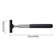 thumbnail image 3 of Mistaha Telescopic Stainless Steel Car Rearview Mirror Wiper for Window Defogging and Cleaning - Black, Retractable Design, 86cm Long, Suitable for Various Vehicles, 3 of 6