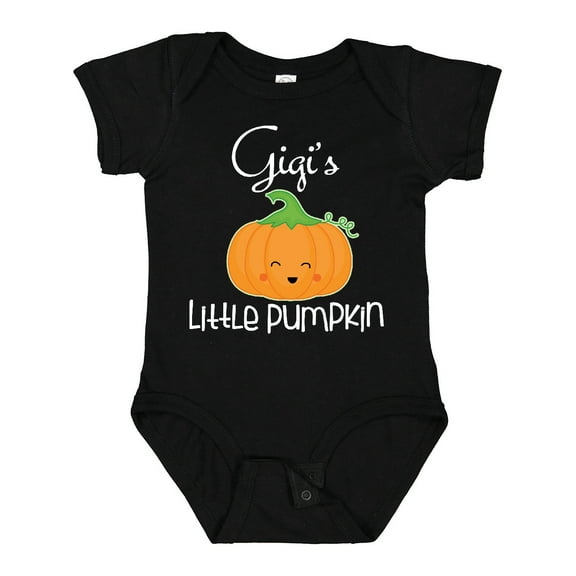 Inktastic Gigi Little Pumpkin Halloween Grandchild Boys or Girls Baby Bodysuit
