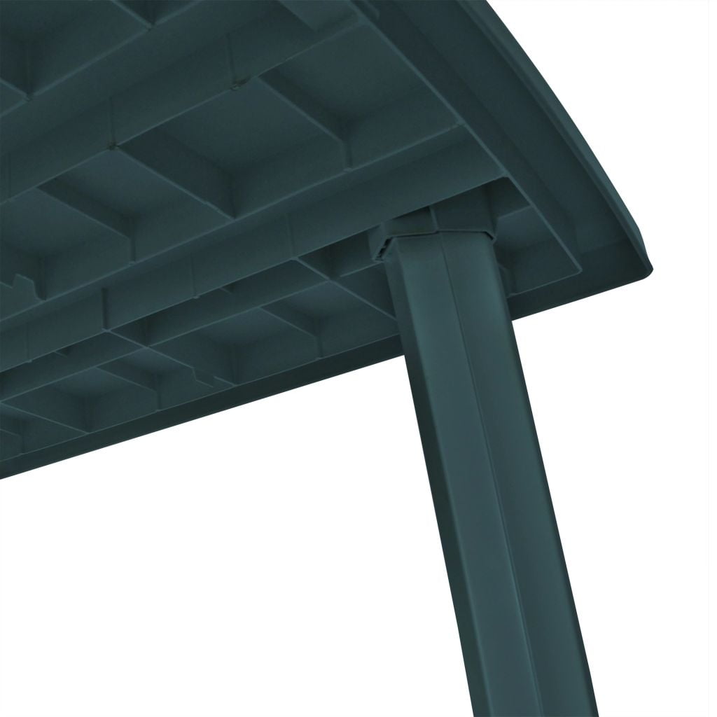 Lowestbest Garden Table with Umbrella Hole, Outside Dining Furniture for Picnic, Garden, Party Lowestbest Garden Table with Umbrella Hole, Outside Dining Furniture for Picnic, Garden, Party