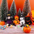 thumbnail image 5 of 4 piezas de decoraciones de Halloween, adorno colgante de muñeco fantasma, calabaza, fantasmas, arañas, elementos de bruja espantapájaros para decoración de festivales al aire libre, adornos de jardí, 5 of 5
