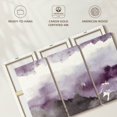 thumbnail image 6 of Elephant Stock Midnight At The Lake Amethyst And Grey Wall Art - Horizontal Multi Panel Canvas - Living Room Wall Decor - Abstract Multi Panel - Purple And Gray Decor By Mike Schick - 45" x 28", 6 of 8