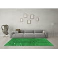 thumbnail image 3 of Ahgly Company Indoor Rectangle Abstract Green Modern Area Rugs, 5' x 7', 3 of 4